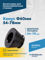 Конус Ф40мм 54-78мм VT-61, VT-62, VT-62 NEW, VT-63, VT-63 NEW, VT-64