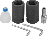 AIWS125 Гайковерт пневматический  1"DR 4200 об/мин,  2180 Nm и головки торцевые ударные 1"DR 32, 33 мм Thorvik