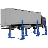 Электрогидравлический подкатной подъёмник ПГП-36000 Синий RAL5017