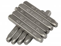 Клейма цифровые 6мм (HRC 60+-2град. DIN 1451) JTC