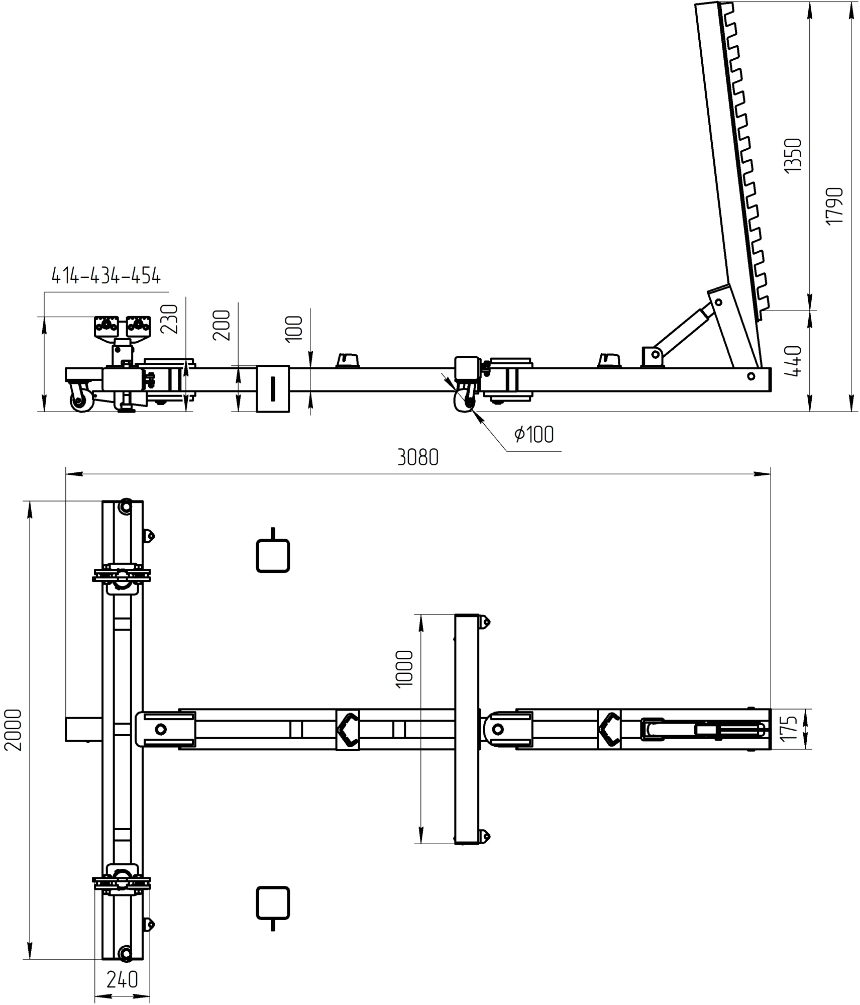 Подкатное устройство A-2