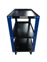 Инструментальная тележка GWT-B3 (3 полки, колеса с тормозом, синяя)