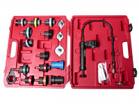 Набор инструментов для тестирования герметичности системы охлаждения 19 предметов в кейсе JTC