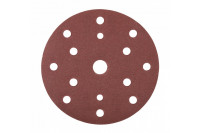 Круг  шлифовальный на липучке с отверстиями  5 шт. 150мм G120