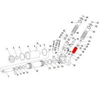 Цилиндр плунжера V3, V3LP, V3.5 (Plunger cylinder d15mm)