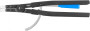 Jonnesway P9920B Щипцы загнутые 90° с фиксатором для стопорных колец, сжим, 165-300 мм, 4.5-5.5 мм, 500 мм