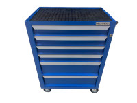 Инструментальная тележка GWT-K6B Great Wolf 6 ящиков, цз, колеса с тормозом, синяя Инструментальная тележка GWT-K6B Great Wolf 6 ящиков, цз, колеса с тормозом, синяя