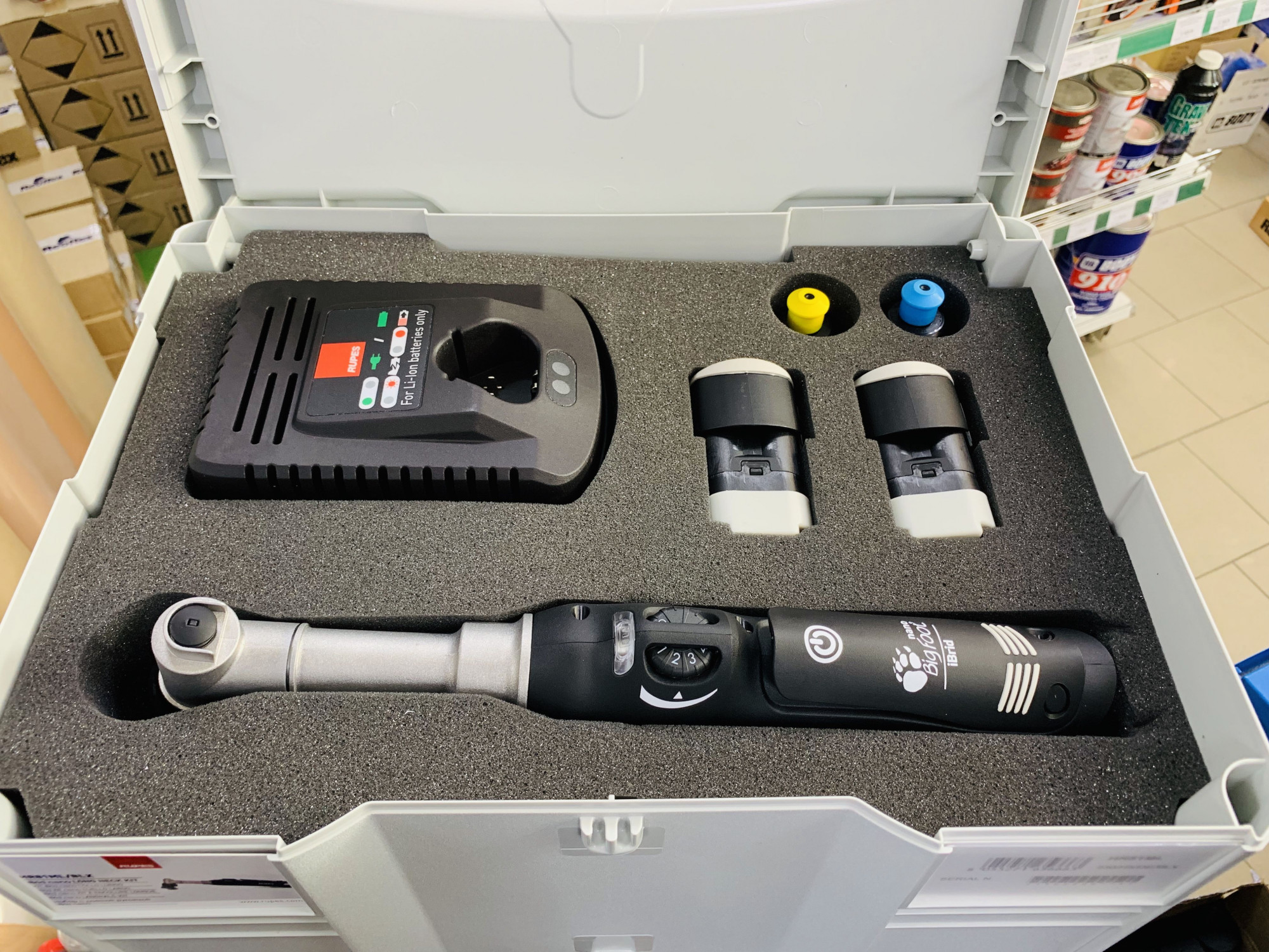 RUPES BigFoot iBrid Nano HR81ML Полировальный набор