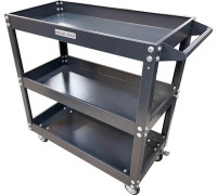 Инструментальная тележка GWT-K3G Great Wolf 3 полки, колеса с тормозом, серая