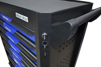 Инструментальная тележка GW-7ST Blue (Great Wolf ) 7 ящиков, увеличенные колеса с тормозом, ЦЗ Инструментальная тележка GW-7ST Blue (Great Wolf ) 7 ящиков, увеличенные колеса с тормозом, ЦЗ