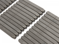 Клейма буквенные кириллица 3мм (HRC 60+-2град. DIN 1451) JTC