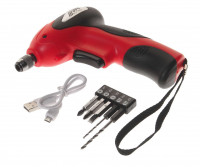 Отвертка аккумуляторная 7.2В 14.7Нм АКБ Li-Ion, USB, с набором насадок JTC