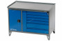 NW207 Верстак слесарный 2-х тумбовый, 7 ящиков