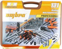 Ombra OMT131S (OMT131S18) Набор инструмента универсальный 1/4", 3/8" и 1/2"DR, 131 предмет