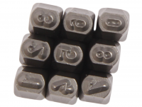 Клейма цифровые 3мм (HRC 60+-2град. DIN 1451) JTC