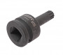 Головка для демонтажа ступицы с насадкой 3/4" М18 SPLINE L=88мм (VW AUDI) ударная задней полуоси JTC