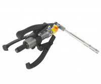 Съемник гидравлический 8т, длина 229/57, ширина 100/350, поршень 85мм масса 8.2кг в кейсе JTC