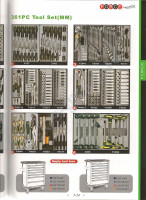 Шкаф инструментальный подкатной 361 предмет (7 секций) с инструментом 10218-361 "FORCE"