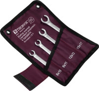 Thorvik W4S4TB Набор ключей гаечных разрезных серии ARC в сумке, 8-17 мм, 4 предмета