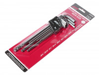 Набор ключей шестигранных 1/16-3/8" удлиненных с шаром 9 предметов JTC