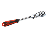 Ключ трещотка 1/2" 72 зуба 278мм шарнирная с резиновой рукояткой JTC Ключ трещотка 1/2" 72 зуба 278мм шарнирная с резиновой рукояткой JTC