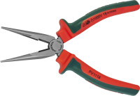 Jonnesway PV1116 Длинногубцы диэлектрические прямые с двухкомпонентными рукоятками, 160 мм