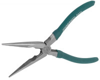 Jonnesway P068 Длинногубцы прямые, многофункциональные, с ПВХ рукоятками, 200 мм