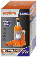 Ombra OHT103 Домкрат гидравлический профессиональный 3 т., 180-350 мм