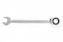 Ключ комбинированный с трещоткой  24 мм, 72T, сталь CrV