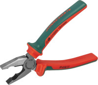 Jonnesway PV0817 Пассатижи диэлектрические с двухкомпонентными рукоятками, 180 мм