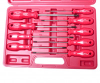 Набор отверток TORX T8Нх100мм-Т40Hх150мм 9 предметов JTC