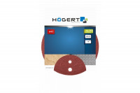 Круг  шлифовальный на липучке с отверстиями  5 шт. 150мм G40