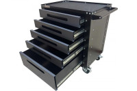 Инструментальная тележка GWT-G5, 5 ящиков, колеса с тормозом, серая, Great Wolf Инструментальная тележка GWT-G5, 5 ящиков, колеса с тормозом, серая, Great Wolf