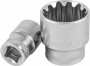 Jonnesway S68H4121 Головка торцевая SUPER TECH 1/2"DR, 21 мм,13/16",E26