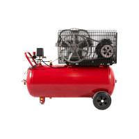 Компрессор ROSSVIK СБ4/С-200.LB40, 580 л/мин, 10 бар, ресивер 200 л, 380 В/3 кВт, красный