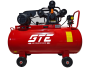 Компрессор пневматический 220В 3.0кВт 8атм. 400л/мин. ресивер-100л поршневой ременной GTE