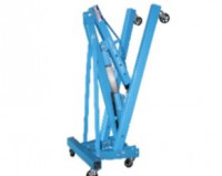 UN32002 2т. Кран для демонтожа двигателя, Н=25-2300мм, складные ноги, 6 колес.