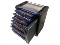 Инструментальная тележка с инструментом GW-8ST 248 BLUE SET (Great Wolf, 248поз), 8 ящиков, увеличенные колеса с тормозом, ЦЗ, усиленная Инструментальная тележка с инструментом GW-8ST 248 BLUE SET (Great Wolf, 248поз), 8 ящиков, увеличенные колеса с тормозом, ЦЗ, усиленная