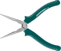 Jonnesway P118 Длинногубцы прямые, многофункциональные, с полимерными рукоятками, 200 мм