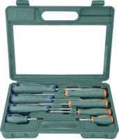 Jonnesway D71PP08S Набор отверток стержневых ANTI-SLIP GRIP, 8 предметов