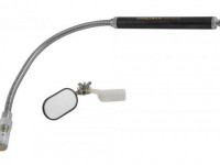 Телескопическое гибкое зеркало с магнитом и подстветкой