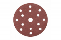 Круг  шлифовальный на липучке с отверстиями  5 шт. 150мм G80