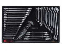 Набор инструментов для тележки инструментальной JTC-5640 (2-я секция) 45 предметов JTC