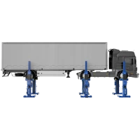 Электрогидравлический подкатной подъёмник ПГП-45000 Синий RAL5017