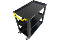 Инструментальная тележка GWT-G3 Great Wolf, 3 полки, колеса с тормозом, серая Инструментальная тележка GWT-G3 Great Wolf, 3 полки, колеса с тормозом, серая