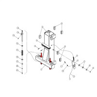 Стопор лапы в сборе старого образца T4, T4H, T4B, V2-4L, V2-4LH, V2-4LB, V2-5.5, V2-5.5L