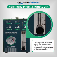 Дымогенератор автомобильный, 2 режима работы, встроенный насос, электронная регулировка мощности, 12/24 В ОДА Сервис ODA-SG08