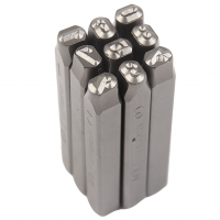 Клейма цифровые 5мм (HRC 60+-2град. DIN 1451) JTC