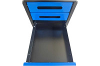 Верстак GWT-V1400BL3 однотумбовый, 5 ящиков, синий 1400x700, Great Wolf Верстак GWT-V1400BL3 однотумбовый, 5 ящиков, синий 1400x700, Great Wolf