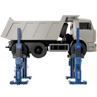 Электрогидравлический подкатной подъёмник ПГП-24000 Синий RAL5017